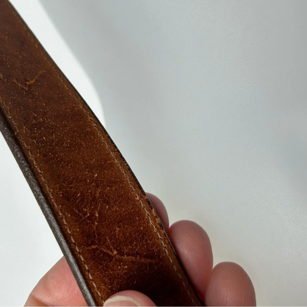 Buffalo Brown Leather Belt 46‎